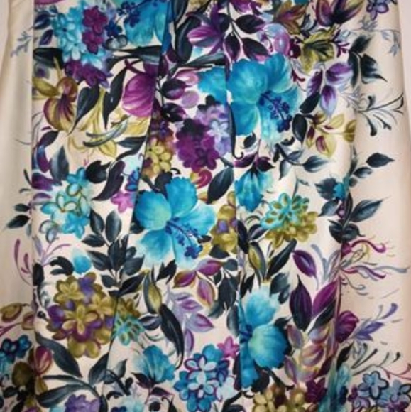 Vintage Hawaiian Casuals Gown by Stan Hicks Vintage Size 14 / Modern Size 8 - Picture 4 of 10